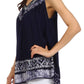 Sakkas Paradise Embroidered Relaxed Fit Blouse