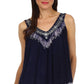 Sakkas Paradise Embroidered Relaxed Fit Blouse