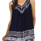 Sakkas Paradise Embroidered Relaxed Fit Blouse