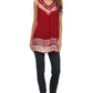 Sakkas Paradise Embroidered Relaxed Fit Blouse