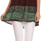 Sakkas Paradise Embroidered Relaxed Fit Blouse