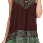 Sakkas Paradise Embroidered Relaxed Fit Blouse