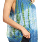 Sakkas Women's Tie Dye Floral Sequin Sleeveless Blouse