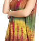 Sakkas Women's Tie Dye Floral Sequin Sleeveless Blouse