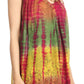 Sakkas Women's Tie Dye Floral Sequin Sleeveless Blouse