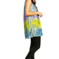 Sakkas Women's Tie Dye Floral Sequin Sleeveless Blouse