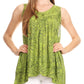 Sakkas Bohemian Summer Sleeveless Blouse