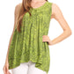 Sakkas Bohemian Summer Sleeveless Blouse