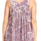 Sakkas Bohemian Summer Sleeveless Blouse