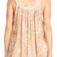 Sakkas Bohemian Summer Sleeveless Blouse