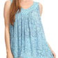 Sakkas Bohemian Summer Sleeveless Blouse