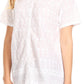 Sakkas Lavina Short Sleeve Floral Embroidered Woven Shirt