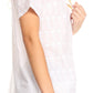 Sakkas Lavina Short Sleeve Floral Embroidered Woven Shirt