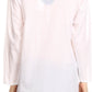 Sakkas Ariana Long Sleeve Button Up Blouse with Floral Embroidery