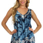 Sakkas Palmetto Batik Sleeveless Blouse