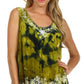 Sakkas Palmetto Batik Sleeveless Blouse