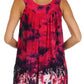 Sakkas Palmetto Batik Sleeveless Blouse