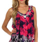 Sakkas Palmetto Batik Sleeveless Blouse