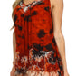 Sakkas Palmetto Batik Sleeveless Blouse