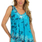 Sakkas Palmetto Batik Sleeveless Blouse