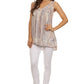 Sakkas Boho Love Sleeveless Blouse