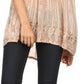 Sakkas Boho Love Sleeveless Blouse