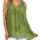 Sakkas Boho Love Sleeveless Blouse