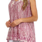 Sakkas Boho Love Sleeveless Blouse