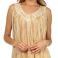 Sakkas Boho Love Sleeveless Blouse