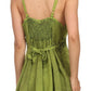 Sakkas Stonewashed Rayon Flared Hem Sleeveless Blouse