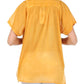 Sakkas Square Neck Button Detail Semi-Sheer Gauzy Cotton Blouse