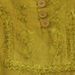 Sakkas Square Neck Button Detail Semi-Sheer Gauzy Cotton Blouse