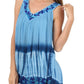 Sakkas Ombre Tie Dye Gauzy Crepe Sleeveless Relaxed Fit Top / Blouse