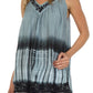 Sakkas Ombre Tie Dye Gauzy Crepe Sleeveless Relaxed Fit Top / Blouse