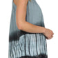 Sakkas Ombre Tie Dye Gauzy Crepe Sleeveless Relaxed Fit Top / Blouse