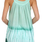 Sakkas Ombre Tie Dye Gauzy Crepe Sleeveless Relaxed Fit Top / Blouse