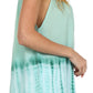 Sakkas Ombre Tie Dye Gauzy Crepe Sleeveless Relaxed Fit Top / Blouse