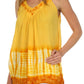 Sakkas Ombre Tie Dye Gauzy Crepe Sleeveless Relaxed Fit Top / Blouse
