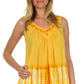 Sakkas Ombre Tie Dye Gauzy Crepe Sleeveless Relaxed Fit Top / Blouse