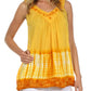 Sakkas Ombre Tie Dye Gauzy Crepe Sleeveless Relaxed Fit Top / Blouse