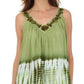 Sakkas Ombre Tie Dye Gauzy Crepe Sleeveless Relaxed Fit Top / Blouse