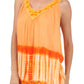 Sakkas Ombre Tie Dye Gauzy Crepe Sleeveless Relaxed Fit Top / Blouse