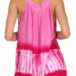 Sakkas Ombre Tie Dye Gauzy Crepe Sleeveless Relaxed Fit Top / Blouse