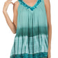 Sakkas Ombre Tie Dye Gauzy Crepe Sleeveless Relaxed Fit Top / Blouse
