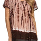 Sakkas Dior Embroidery And Seqiun Accents Drop Neck Blouse