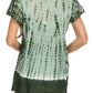 Sakkas Dior Embroidery And Seqiun Accents Drop Neck Blouse