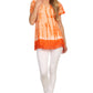 Sakkas Dior Embroidery And Seqiun Accents Drop Neck Blouse
