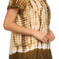Sakkas Dior Embroidery And Seqiun Accents Drop Neck Blouse