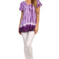 Sakkas Dior Embroidery And Seqiun Accents Drop Neck Blouse