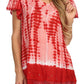 Sakkas Dior Embroidery And Seqiun Accents Drop Neck Blouse